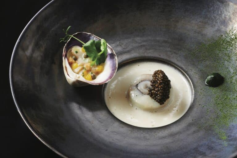 menu de noël caviar