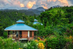 villa ylang ylang de secret bay à découvrir lors d'un voyage en dominique