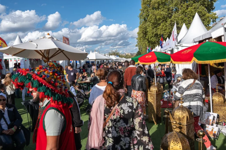photo d'ambiance au village international de la gastronomie 2025
