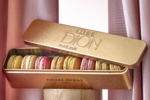 image de la collection de macarons de Céline Dion par Pierre Hermé