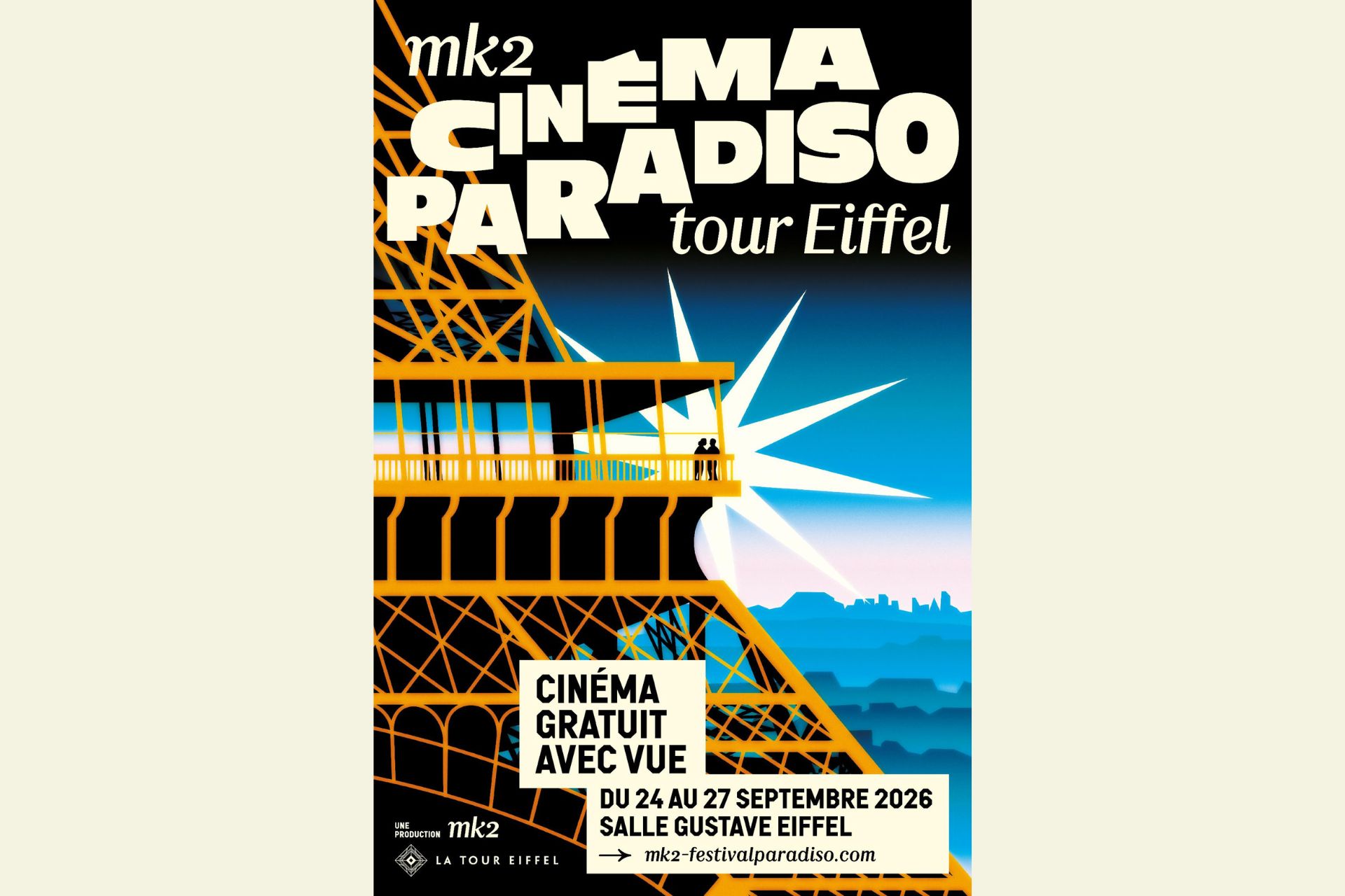 cinema paradiso tour eiffel affiche 2026