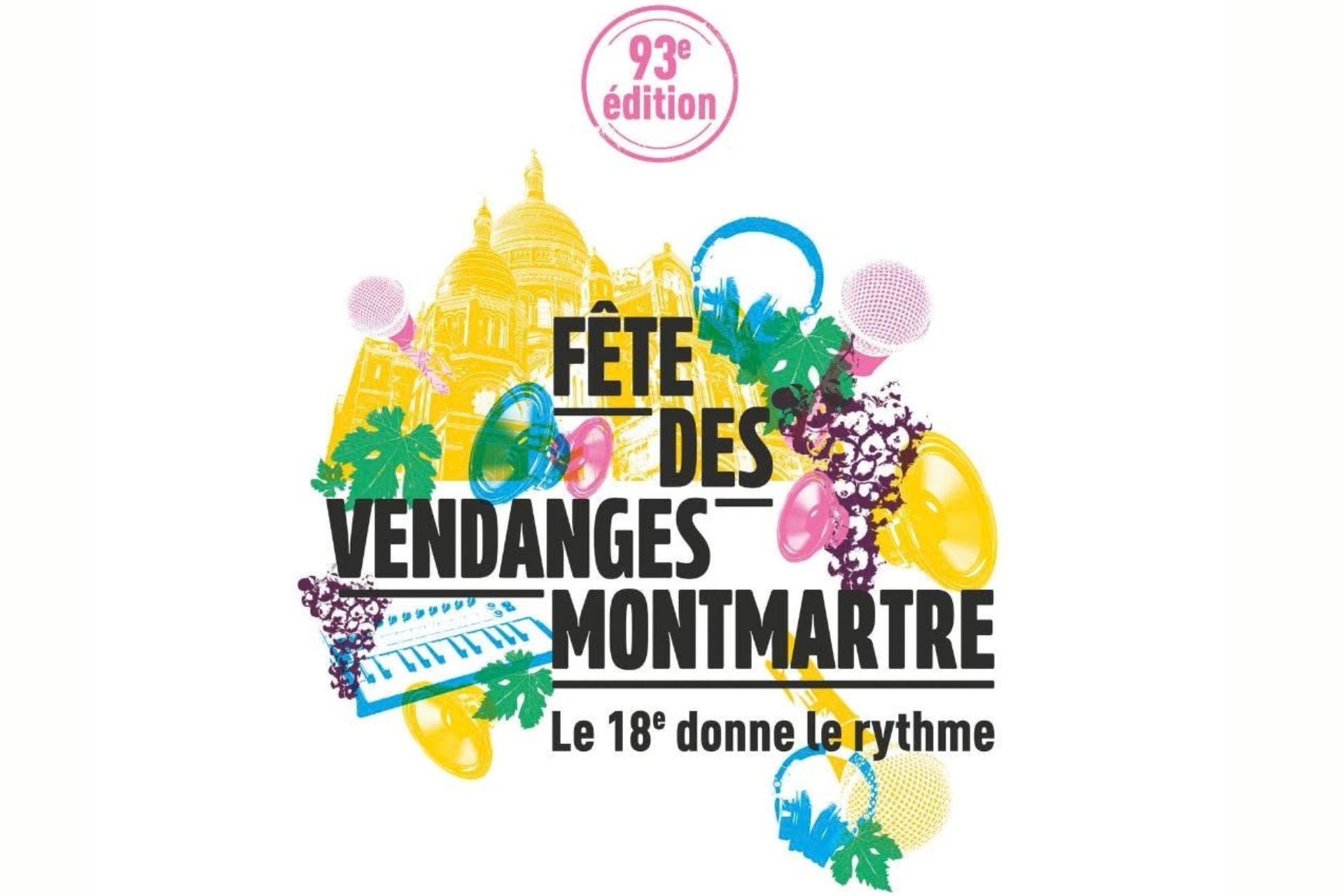 affiche de la fête des vendanges de montmartre 2026