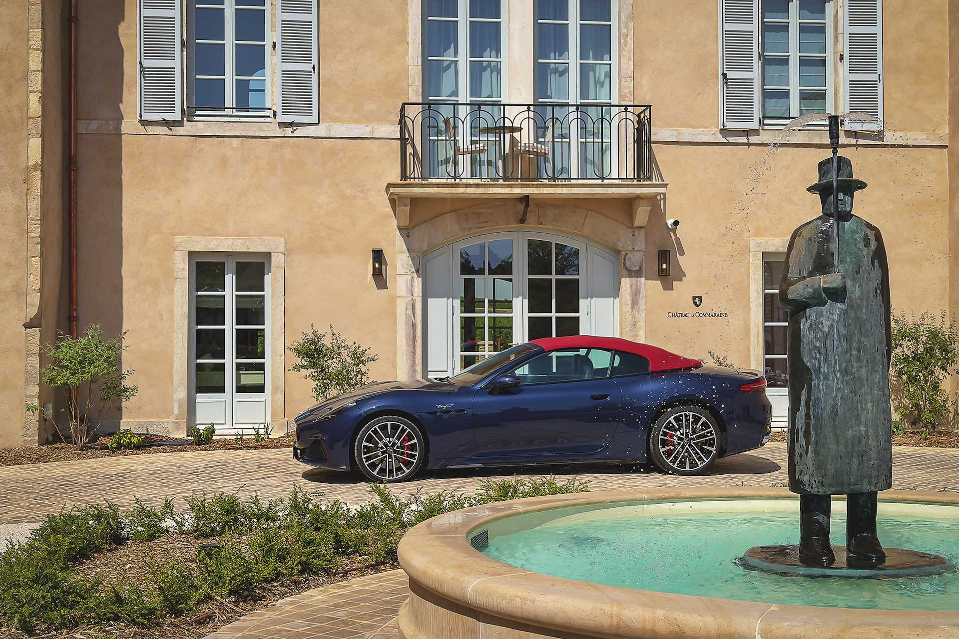 Maserati au Château de la Commaraine sur la route des grands crus
