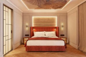 une chambre du Palacio San Juan à Murcie