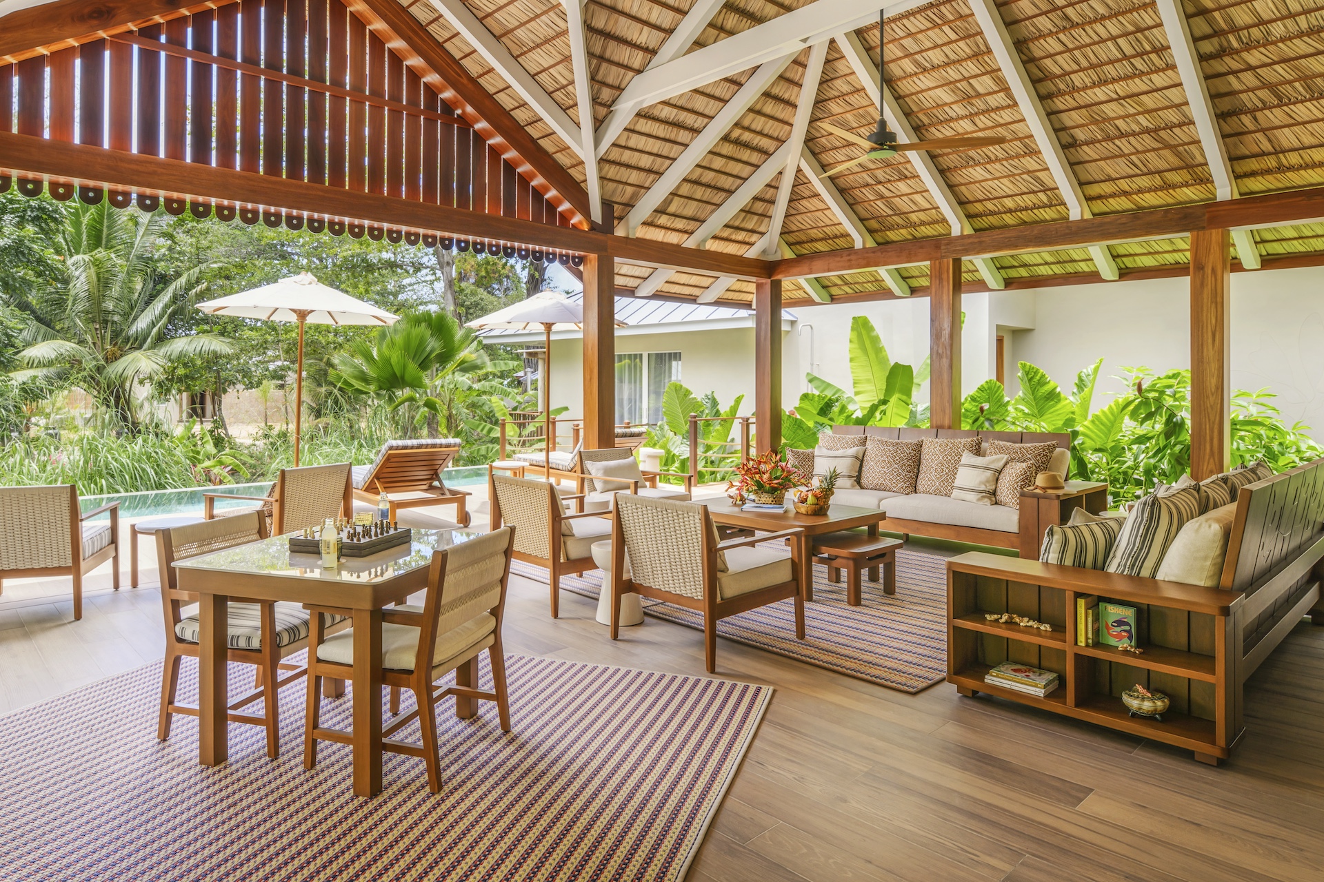 la réserve seychelles, vue véranda